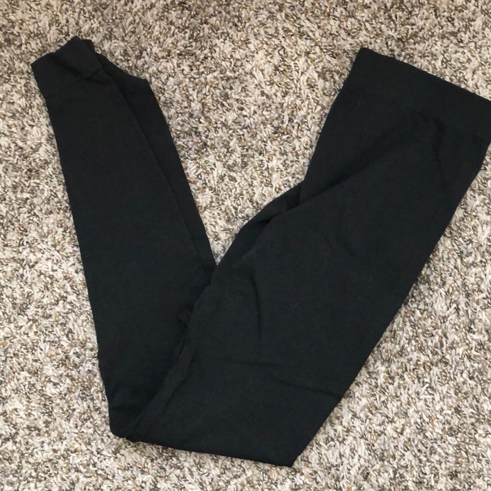 Black maternity leggings